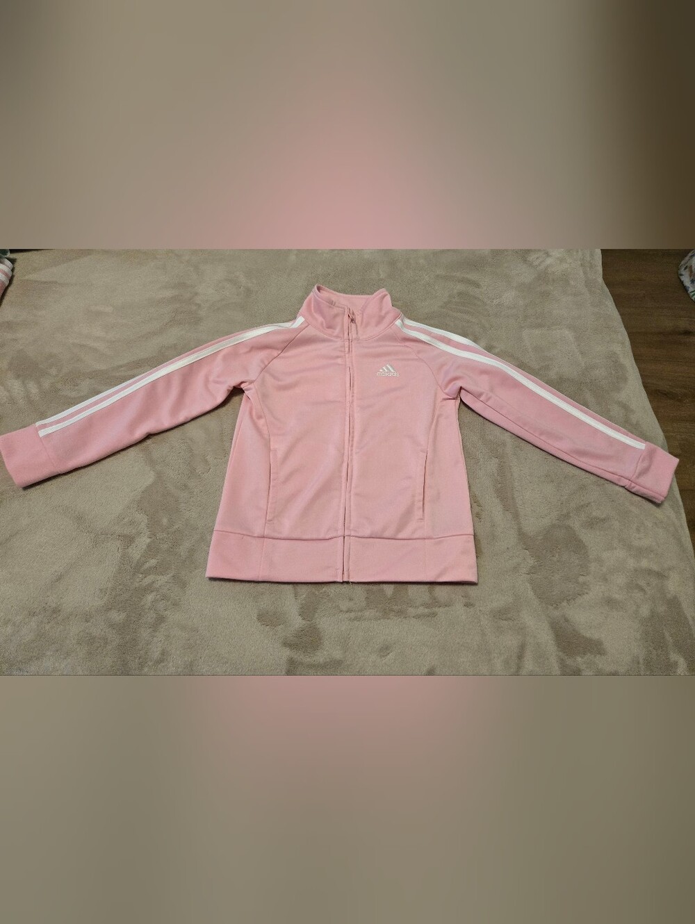 Adidas Pink Toddler Girls Tracksuit - Size 4T